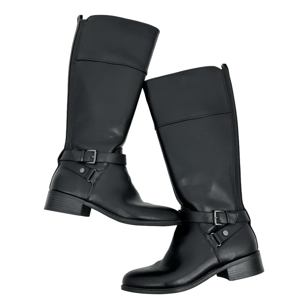 Bandolino Dania Black Tall Riding Boots Size 8